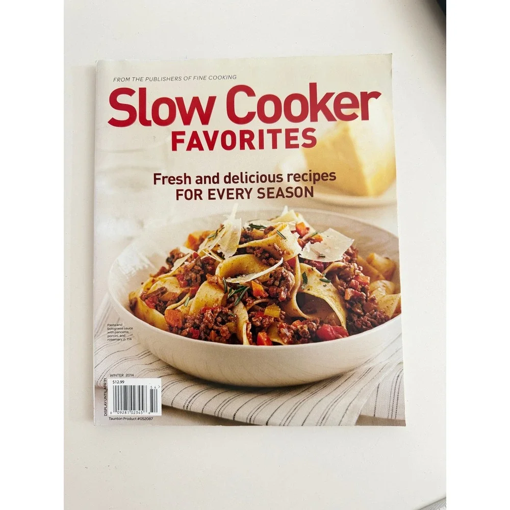 Fine Cooking Slow Cooker Favorites Magazine Winter 2014 Recipes Taunton Press